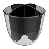 Escorredor de Talheres - Cristal/Preto - Crippa