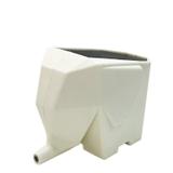 Escorredor de talheres e escova de dentes multiuso elefante- tx0222-offwhitee - Eu quero presentear