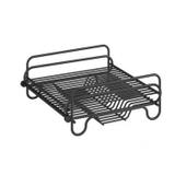Escorredor Horizontal Articulado 16 Pratos Domo House Preto