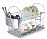Escorredor Inox 16 Pratos Com Porta Talheres Maxime utilidades