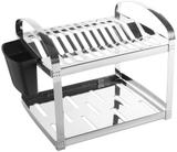 Escorredor inox para 12 pratos suprema brinox 2099/112