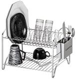 Escorredor Laminox Duplo E Porta Talher Inox - Passerini