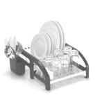 Escorredor Para Pratos Tipo Cama Inoxidável Lateral Plástico Preto. - Soltecn