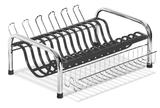 Escorredor Pratos e Talheres com Porta Copos Prime Cama Preto 343-7 - Niquelart