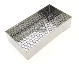 Escorredor Secador Pastel Peixe Salgados Aço Inox. 30x20x6 Cm - Absoluto Metais - Vila do churrasco