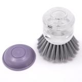 Escova De Limpeza Com Dispenser 8,5Cm Lilás - Easy Clean