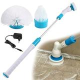 Escova De Limpeza Recarregavel Spin Scrubber 3-1 Vassoura Eletrica Turbo Bivolt