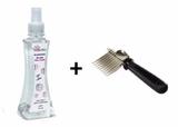 Escova Desembolador Caes Gatos + Finalizador Pet 250ml - Tchuska
