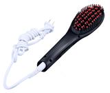 Escova Mágica Alisadora Fast Hair Straightener Black By Roger - Straigthener