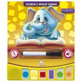 Escreva E Apague Sonoro - Formas - Editora blu