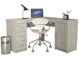 Escrivaninha/Mesa para Computador 1 Porta - 3 Gaveta - Politorno Bariloche