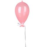 Escultura Balão de Vidro Rosa M - Decorafast