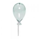 Escultura Balão de Vidro Transparente M - Decorafast