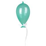 Escultura Balão de Vidro Verde Água M - Decorafast