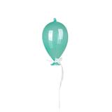 Escultura Balão de Vidro Verde Água P - Decorafast