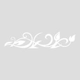 Escultura De Parede 12077 Branco 2x45 Art Shop