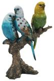Escultura De Pássaro Em Resina Cacau - Prime home decor