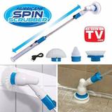 Esfregão Elétrico Spin Mop Recarregável Scrubber Portátil - Asotv