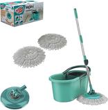 Esfregao mop giratorio com 2 refis + balde 12l - Flash limp