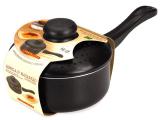 Espagueteira Alumínio Fortaleza Antiaderente 1,6L - 16cm com Tampa Black Super 805016