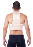 Espaldeira ADULTO Corretor Postural BIOATIVA com Infravermelho Bege - Famara
