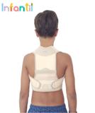 Espaldeira INFANTIL Corretor Postural BIOATIVA com Infravermelho Bege - Famara