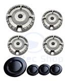 Espalhador + Difusor Queimador Fogão Cooktop Fischer 4 Bocas