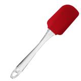 Espatula de silicone acrilico arredondada 25cm vermelho - niazitex
