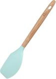 Espátula De Silicone Com Cabo De Madeira - Water Blue - Oxford