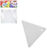 Espatula Decorador De Bolo De Plastico Branco Belo Bolo Kit - Injetemp