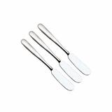 Espatula Manteiga Pate Aço Inox Cartela 03 Pcs Viel