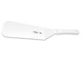 Espatula para frituras 9x3 profissional branco lamina de aco inox e cabo de polipropileno tramontina