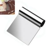 Espatula Raspadora Cabo Tubular Temperar Chocolate Aço Inox - Solrac