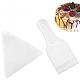 Espatula Triangular para Decoracao de Bolos, Glaces e Pastas 2 Un injetemp