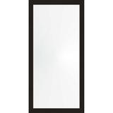 Espelho 48x98 Moldura 4cm Reta Preta - Casa castro