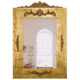 Espelho Clássico com Moldura em Folha de Ouro 95x140cm - Decore pronto