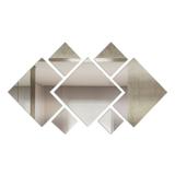 Espelho Decorativo Acrílico 110x55 cm 7 peças Sala 1013 - Encaixo