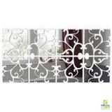 Espelho Decorativo Acrílico 1,60x0,80m Sala Quarto Tribal - Visual laser
