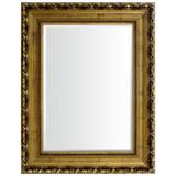 Espelho Decorativo Moderno na Cor Dourado Envelhecido com Bisotê - DPAD0301 - Decore pronto