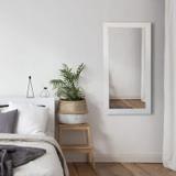 Espelho Decorativo Moldura 94cm x 48cm Los Quadros Branco