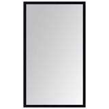 Espelho Moderno Decorativo com Moldura Preta sem Bisotê 55x100cm - Decore pronto