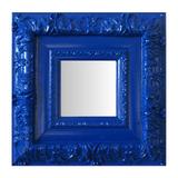Espelho Moldura Rococó Externo 16248 Azul Art Shop