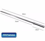 Espeto Churrasco Inox 65cm Cabo Alumínio 7998 50 Peças - Fritania