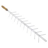 Espeto Coração Miúdos Petiscos 85cm Em Aço Cromado Churrasco - Wp connect