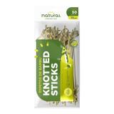 Espeto de Bambu Knotted Sticks 15cm c/50 un Natural