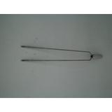 Espeto duplo de inox 40cm de comprimento x 4,5mm de espessura, cabo revestido em aluminio - Arteinoxx