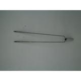 Espeto duplo de inox 45cm de comprimento x 4,5mm de espessura, cabo revestido em aluminio - Arteinoxx