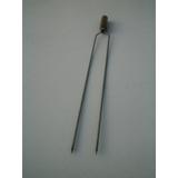 Espeto duplo de inox 65cm de comprimento x 4,5mm de espessura - Arteinoxx