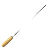 Espeto Espada Simples Churrasco Cabo Madeira Aço Inox 70cm - Marivent