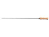 Espeto para churrasco 75cm lamina de aco inox e cabo de madeira tramontina